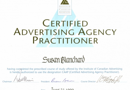 “Communication And Advertising Accredited Professional” From ICA
